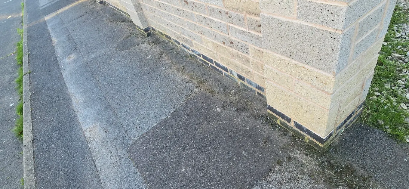After pressure washing - clean professional results